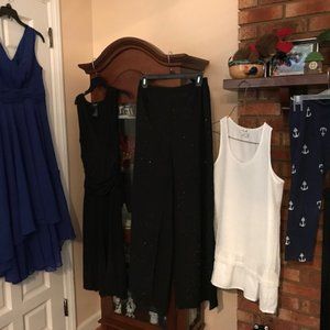Size 6 and Medium Ladies clothes and purses